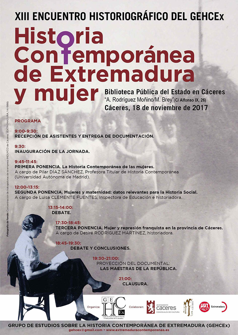 Historia Contemporanea de Extremadura y mujer