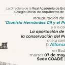Conferencia: La aportación de Dionisio Hernández Gil a la conservación del Patrimonio Cultural de España