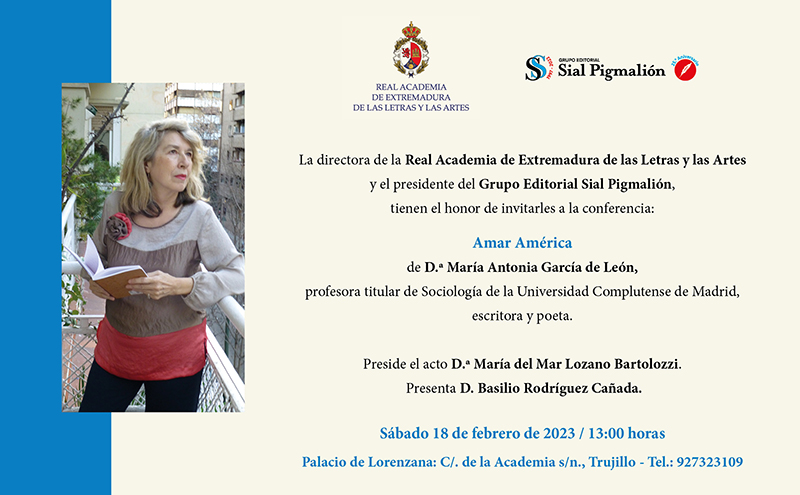 Invitación Conferencia García de León RAEX